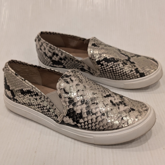 STEVE MADDEN Symba snakeskin slip-on sneakers loafers size 8 - Picture 8 of 10